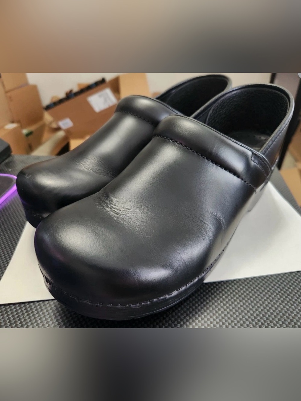 DANSKO PROFESSIONAL BLACK CABRIO CLOG